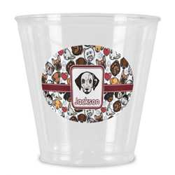Dog Faces Plastic Shot Glass (Personalized)