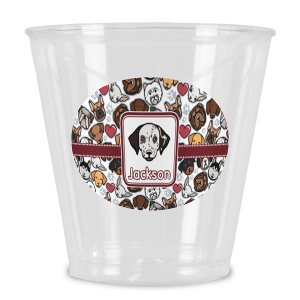 Custom Dog Faces Plastic Shot Glass (Personalized)