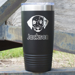 Dog Faces 20 oz Stainless Steel Tumbler (Personalized)
