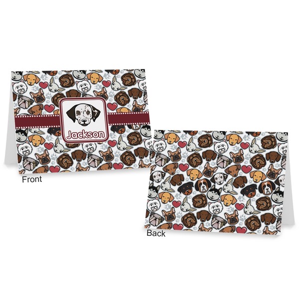 Dog Faces Postcard - Front and Back