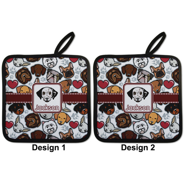 Dog Faces Pot Holders - Set of 2 APPROVAL