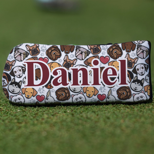 Custom Dog Faces Blade Putter Cover (Personalized)