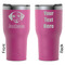 Dog Faces RTIC Tumbler - Magenta - Double Sided - Front & Back