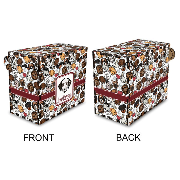 Dog Faces Recipe Box - Full Color - Approval