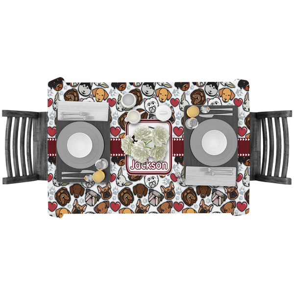 Dog Faces Rectangular Tablecloths - LIFESTYLE