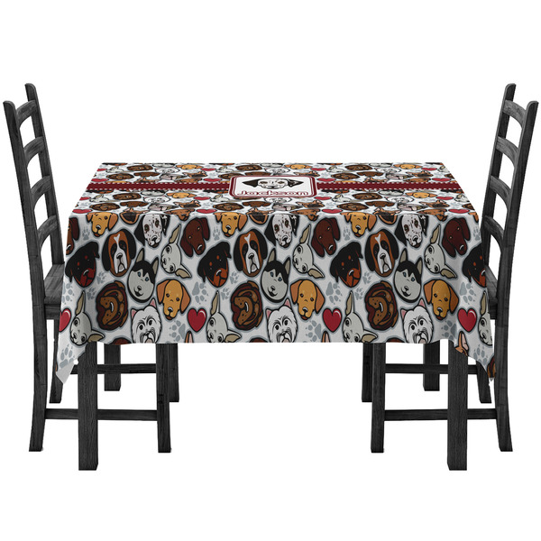Custom Dog Faces Tablecloth (Personalized)