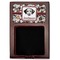 Dog Faces Red Mahogany Sticky Note Holder - Flat