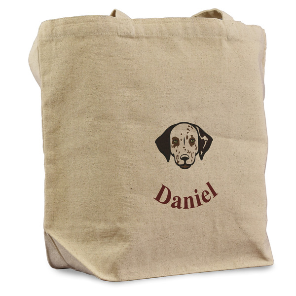 Custom Dog Faces Reusable Cotton Grocery Bag (Personalized)