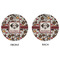 Dog Faces Round Linen Placemats - APPROVAL (double sided)