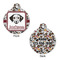 Dog Faces Round Pet ID Tag - Large - Approval