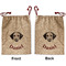 Dog Faces Santa Sack - Front & Back (Personalized)