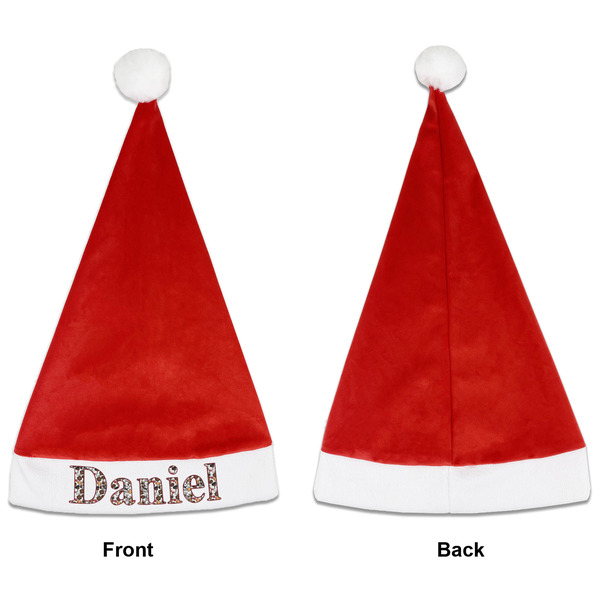 Dog Faces Santa Hats - Front and Back (Single Print) APPROVAL