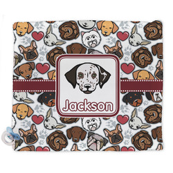 Dog Faces Security Blanket - Single Sided (Personalized)