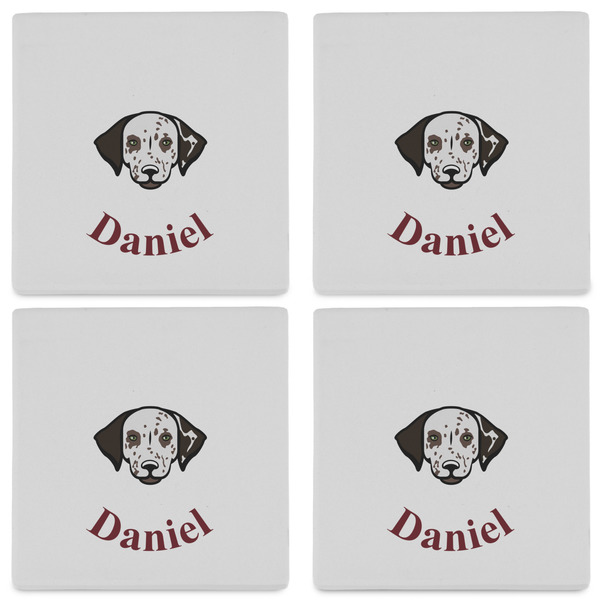 Dog Faces Set of 4 Sandstone Coasters - See All 4 View