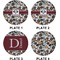Dog Faces Set of Lunch / Dinner Plates (Approval)
