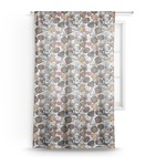 Dog Faces Sheer Curtain (Personalized)