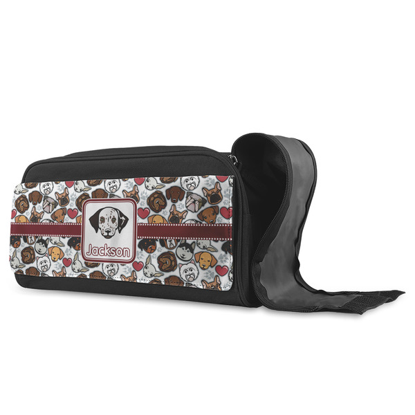 Dog Faces Shoe Bags - ANGLE (Open)