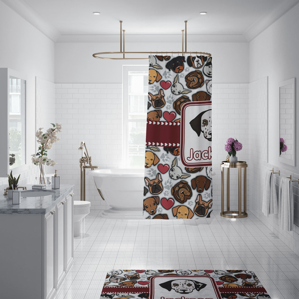 Dog Faces Shower Curtain - 70"x83"