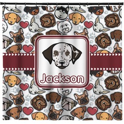Dog Faces Shower Curtain - Custom Size (Personalized)