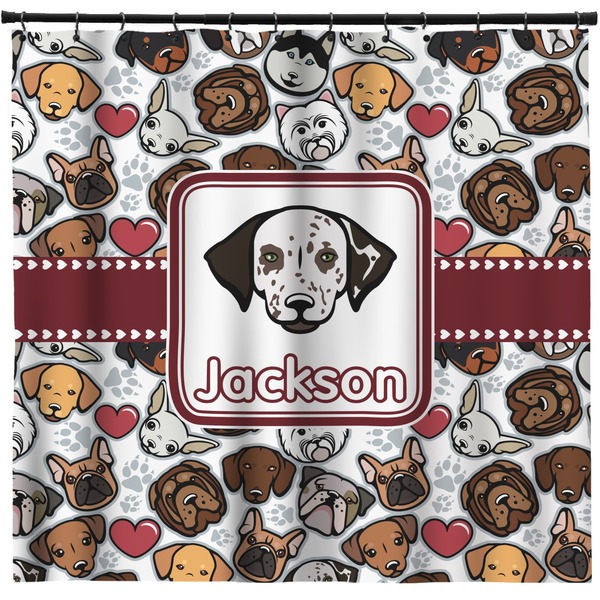 Custom Dog Faces Shower Curtain - Custom Size (Personalized)