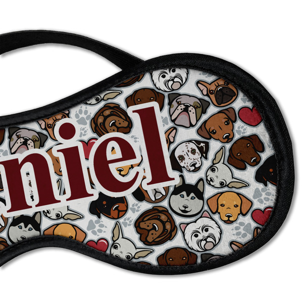 Dog Faces Sleeping Eye Mask - DETAIL Large