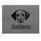 Dog Faces Small Engraved Gift Box with Leather Lid - Approval