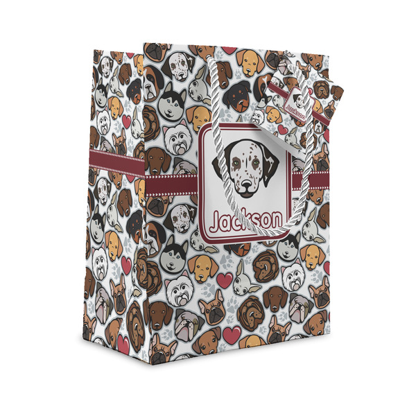 Custom Dog Faces Small Gift Bag (Personalized)