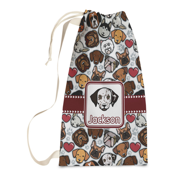 Custom Dog Faces Laundry Bags - Small (Personalized)