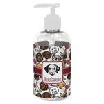 Dog Faces Plastic Soap / Lotion Dispenser (8 oz - Small - White) (Personalized)