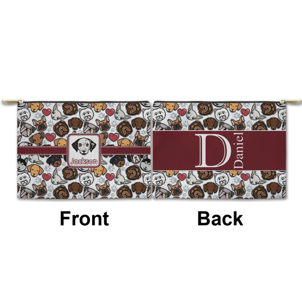 Dog Faces Small Zipper Pouch Approval (Front and Back)