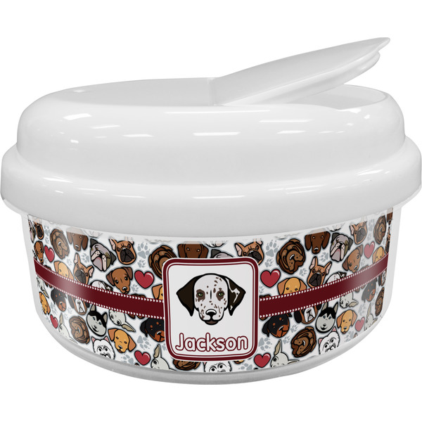 Custom Dog Faces Snack Container (Personalized)
