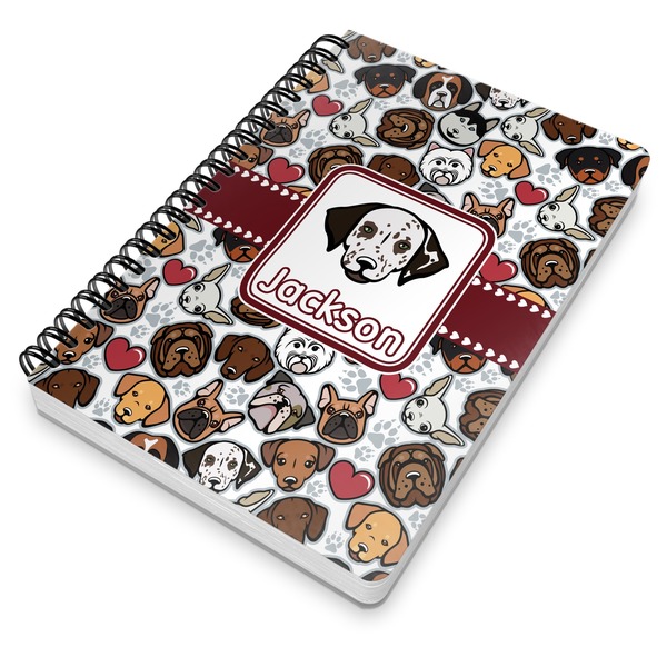 Dog Faces Spiral Journal 7 x 10 - Main