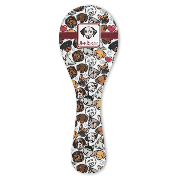 Custom Dog Faces Ceramic Spoon Rest (Personalized)