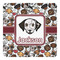 Dog Faces Square Decal