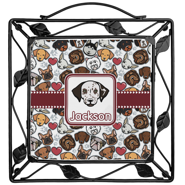 Custom Dog Faces Square Trivet (Personalized)