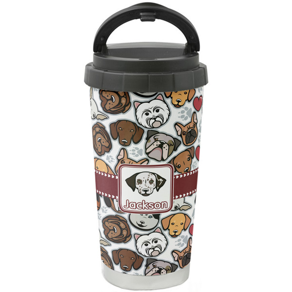 Custom Dog Faces Stainless Steel Coffee Tumbler (Personalized)
