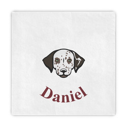 Dog Faces Standard Decorative Napkins (Personalized)