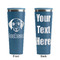 Dog Faces Steel Blue RTIC Everyday Tumbler - 28 oz. - Front and Back