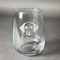 Dog Faces Stemless Wine Glass - Engraved (Personalized)