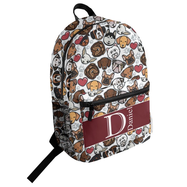 Custom Dog Faces Student Backpack (Personalized)