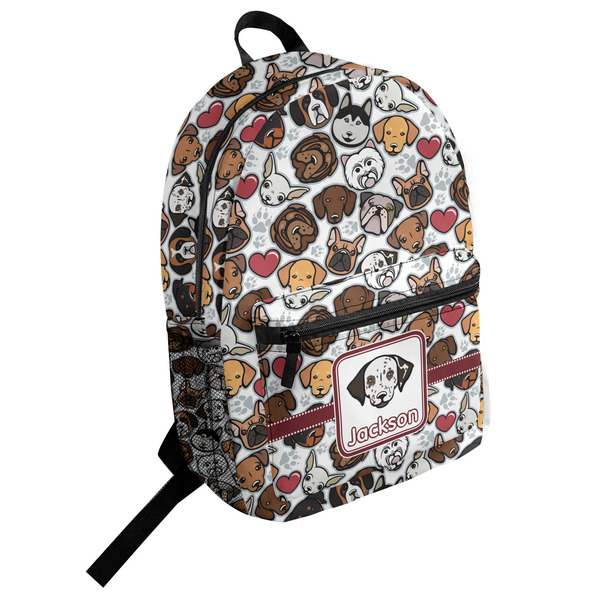 Custom Dog Faces Student Backpack (Personalized)