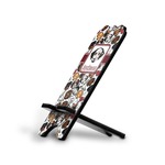 Dog Faces Stylized Cell Phone Stand - Small w/ Name or Text