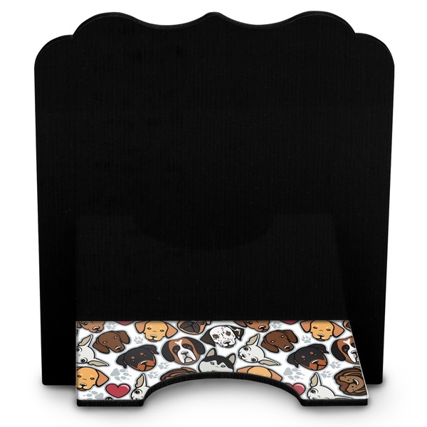 Dog Faces Stylized Tablet Stand - Back