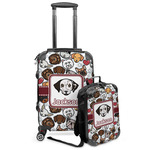 Dog Faces Kids 2-Piece Luggage Set - Suitcase & Backpack (Personalized)
