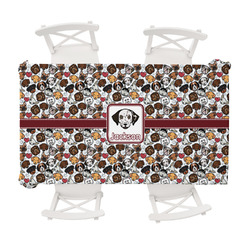 Dog Faces Tablecloth - 58"x102" (Personalized)