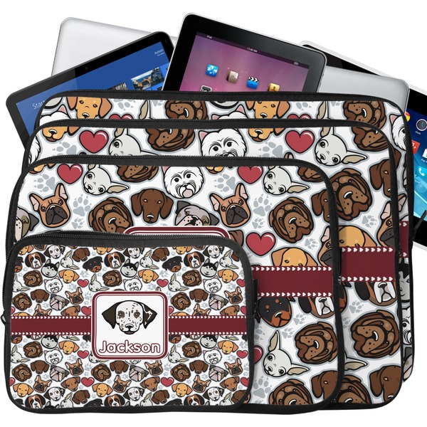 Dog Faces Tablet & Laptop Case Sizes