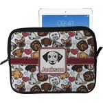 Dog Faces Tablet Case / Sleeve - Large (Personalized)