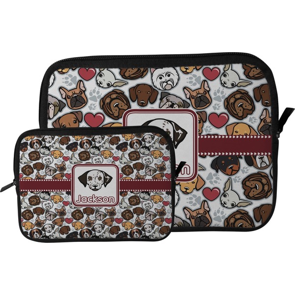Dog Faces Tablet Sleeve (Size Comparison)