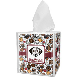 Dog Faces Tissue Box Cover (Personalized)