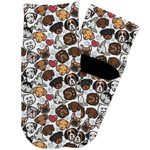 Dog Faces Toddler Ankle Socks